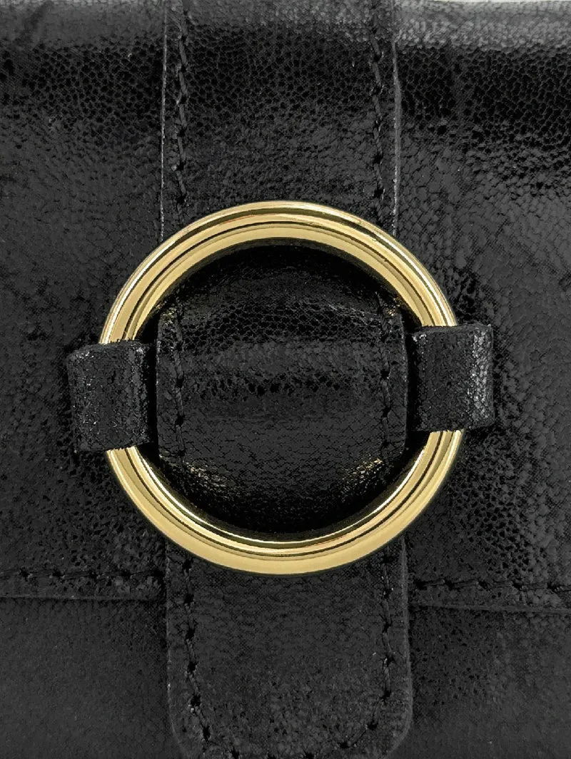 Micro sac en cuir brossé BERLINGOT Noir