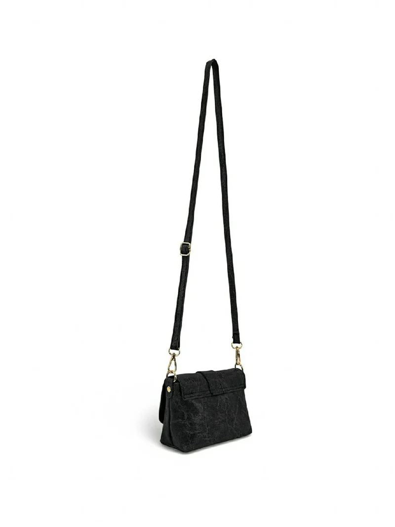 Micro sac en cuir brossé BERLINGOT Noir