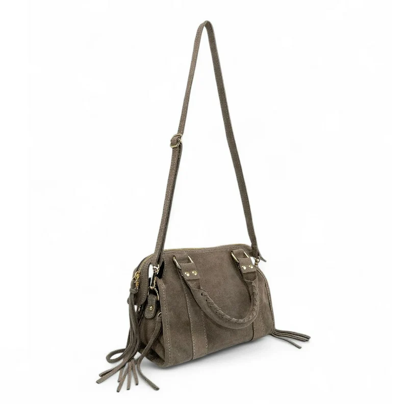 Mini-sac en daim STORM SUEDE MINI Gris taupé