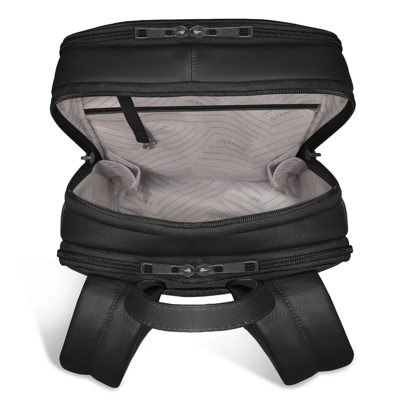 Onyx / Leather Classic Backpack *Drop Ship*