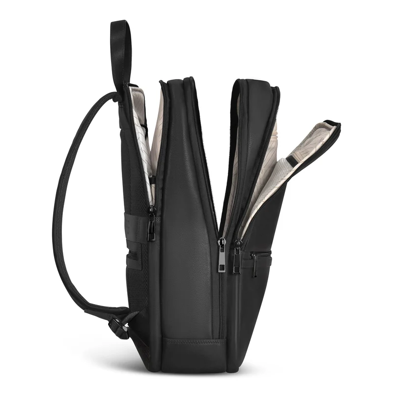 Onyx / Leather Classic Backpack *Drop Ship*