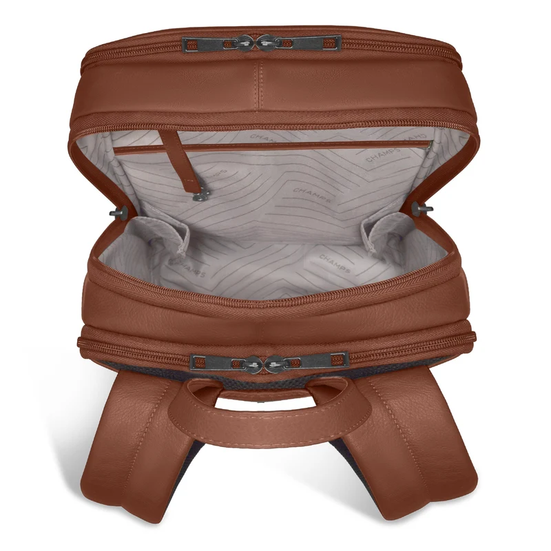 Onyx / Leather Classic Backpack *Drop Ship*