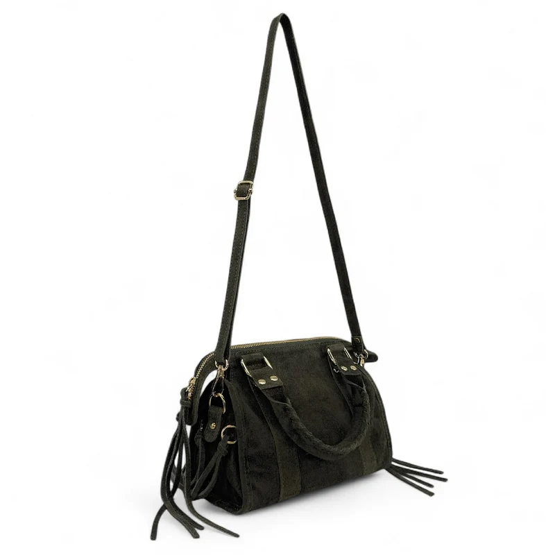 Mini-sac en daim STORM SUEDE MINI Kaki foncé