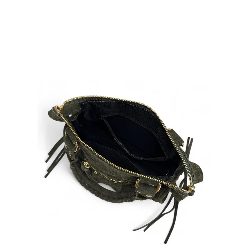 Mini-sac en daim STORM SUEDE MINI Kaki foncé