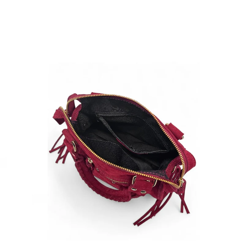 Mini-sac en daim STORM SUEDE MINI Bordeaux