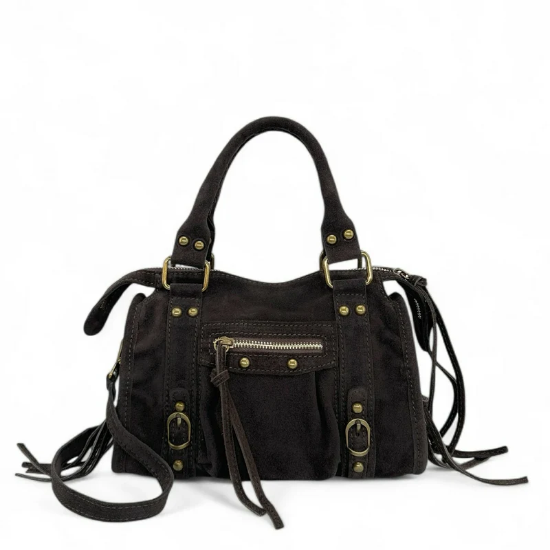 Mini-sac en daim STORM SUEDE MINI Chocolat