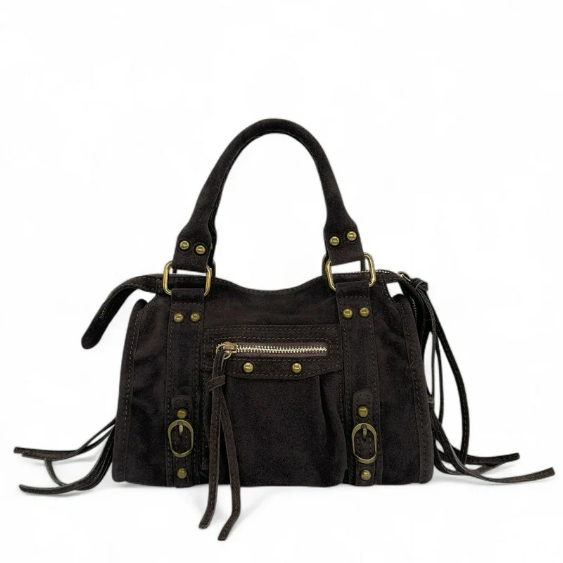 Mini-sac en daim STORM SUEDE MINI Chocolat