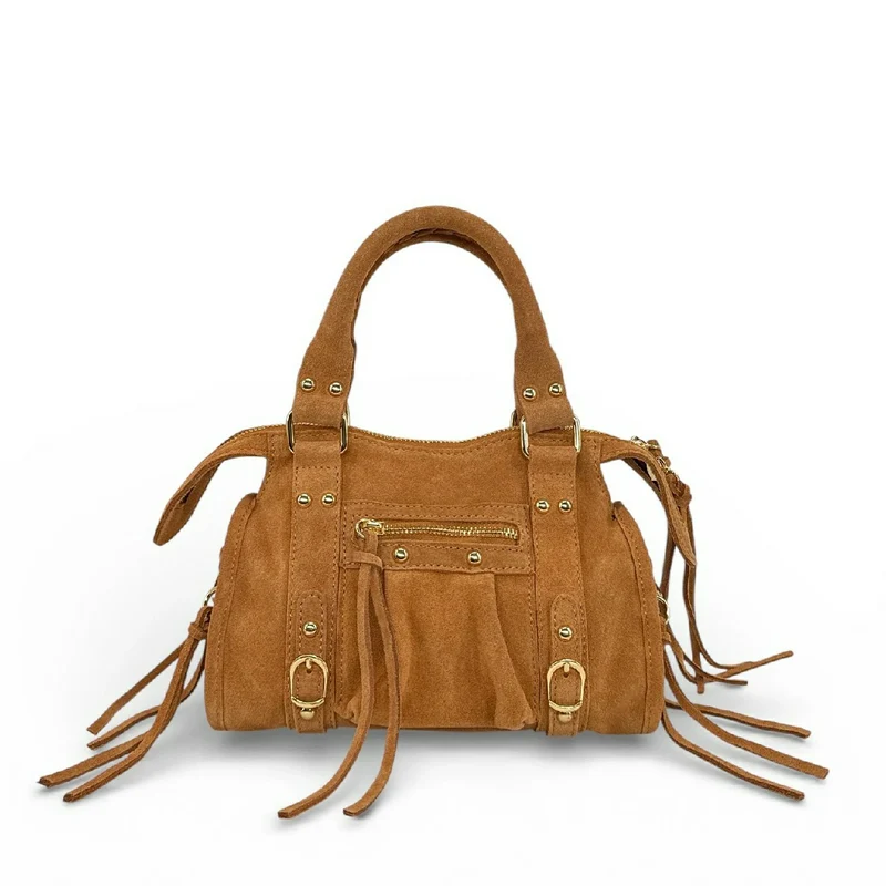 Mini-sac en daim STORM SUEDE MINI Camel clair