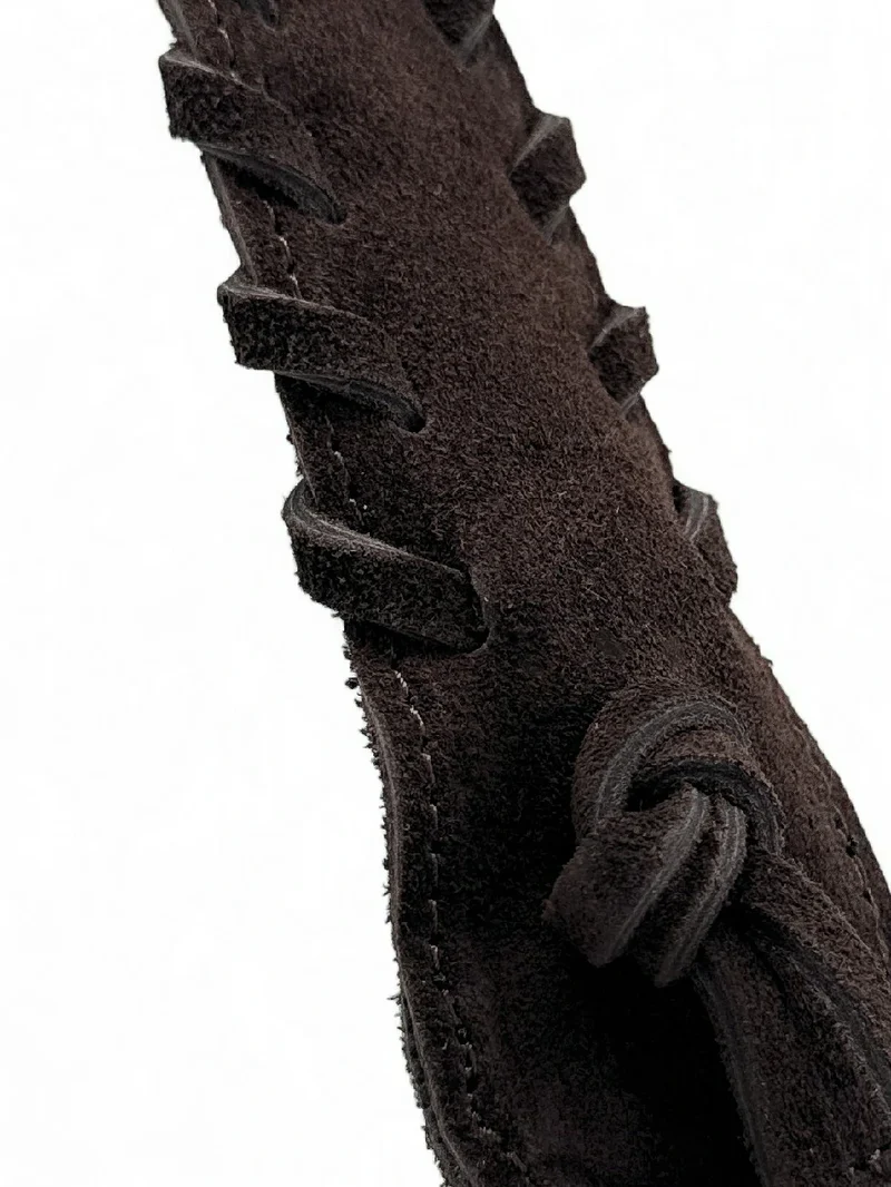 Sac demi-lune en cuir daim et vachette U-NYX Numéro 01