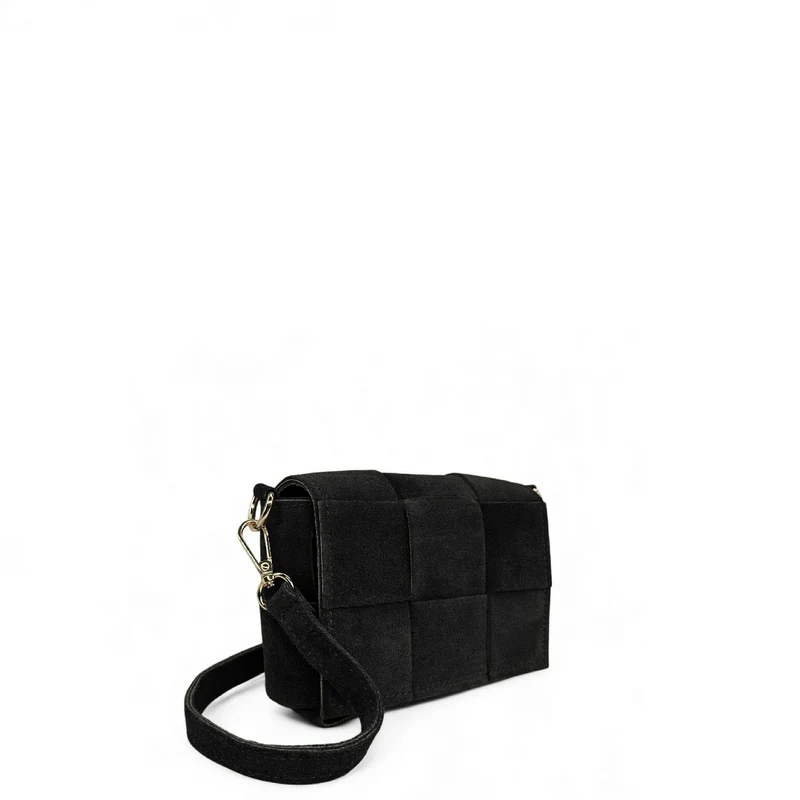 Micro sac en daim TWENTY TWO Noir