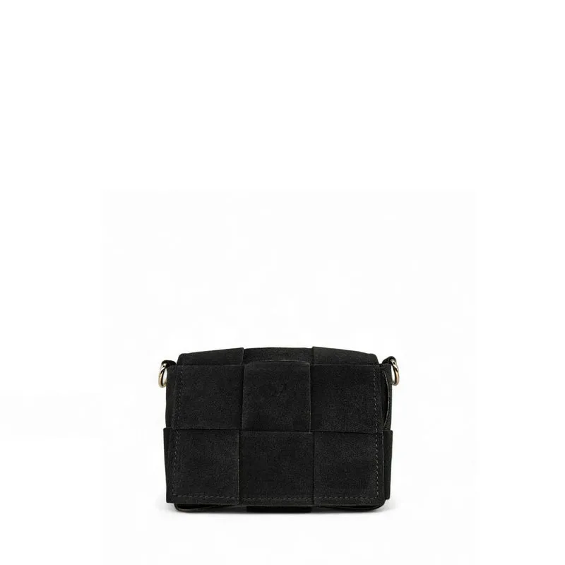 Micro sac en daim TWENTY TWO Noir