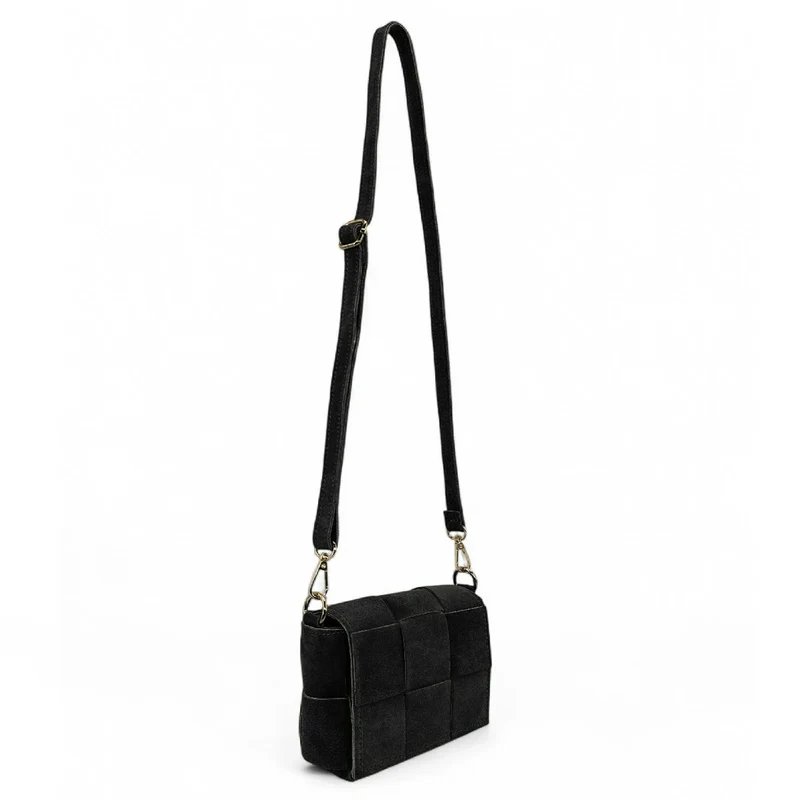 Micro sac en daim TWENTY TWO Noir