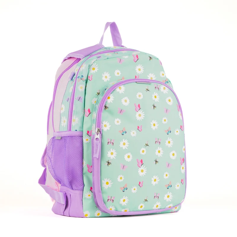 Tracker Daisies & Cotton Candy reversible Backpack