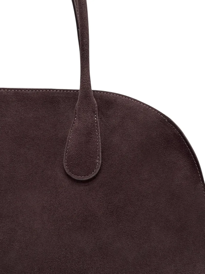 Sac cabas en daim CONSTANCE Chocolat