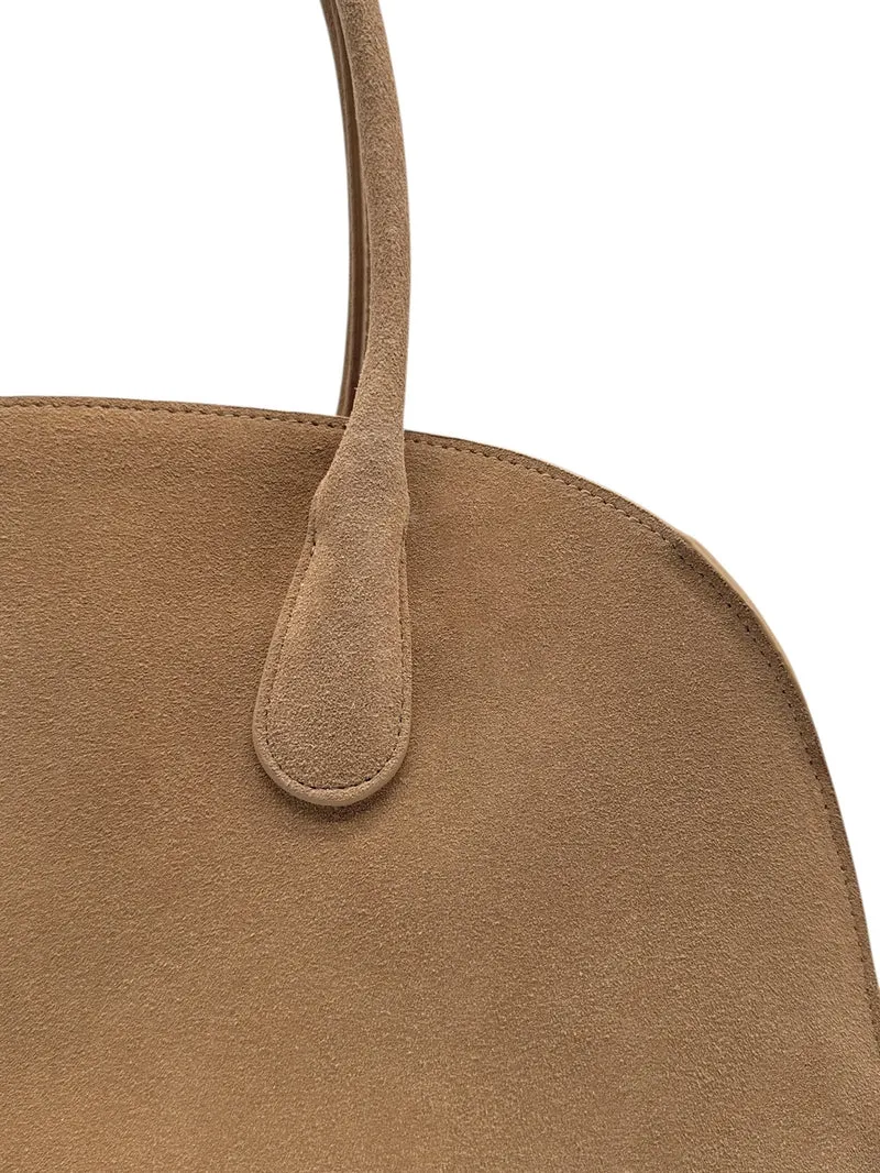 Sac cabas en daim CONSTANCE Taupe