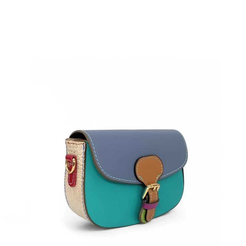 Mini-sac en cuir lisse MINI MADDY Multicolore 3