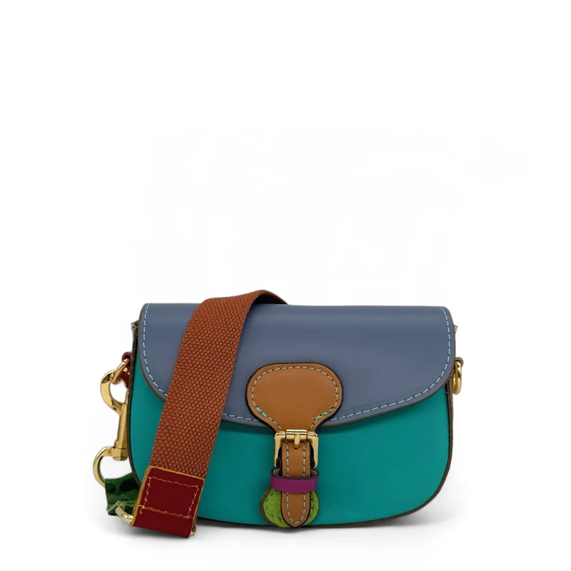 Mini-sac en cuir lisse MINI MADDY Multicolore 3