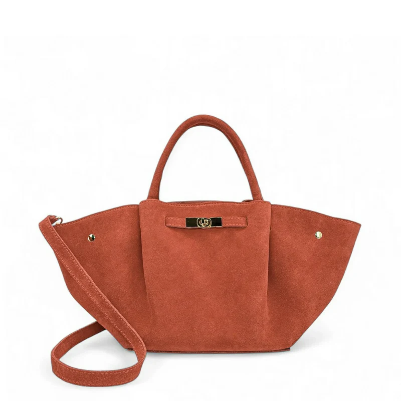 Sac cabas en daim CAPRI SUEDE Terracotta
