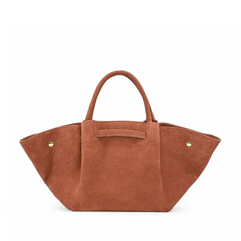 Sac cabas en daim CAPRI SUEDE Terracotta