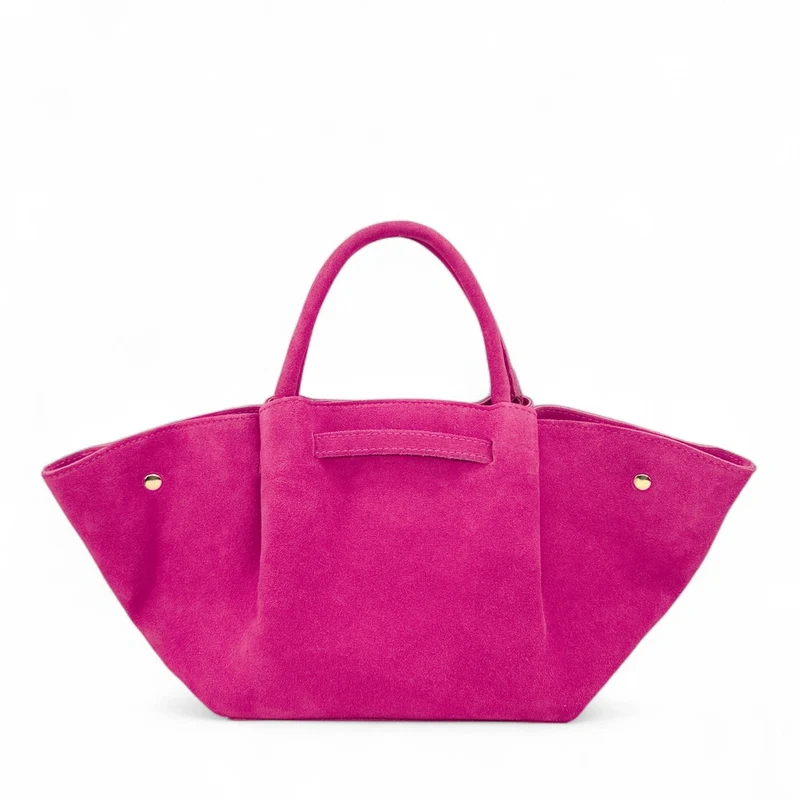 Sac cabas en daim CAPRI SUEDE Rose fuchsia