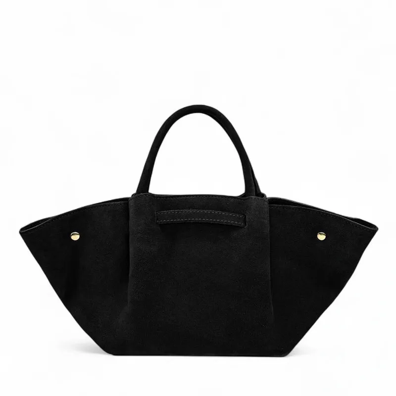 Sac cabas en daim CAPRI SUEDE Noir