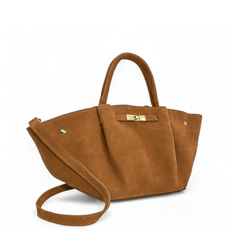 Sac cabas en daim CAPRI SUEDE Camel