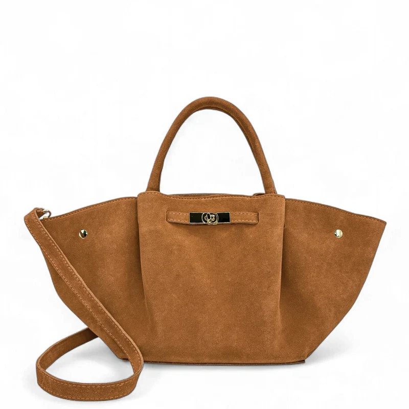 Sac cabas en daim CAPRI SUEDE Camel