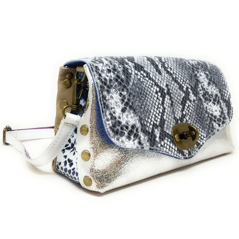 Sac french stick en cuir à motifs UNIQ XL 05 Multicolore