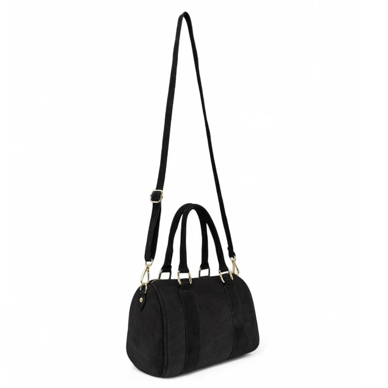 Mini sac bowling en daim DJODY Noir