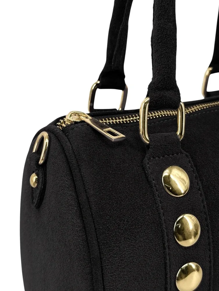 Mini sac bowling en daim DJODY Noir