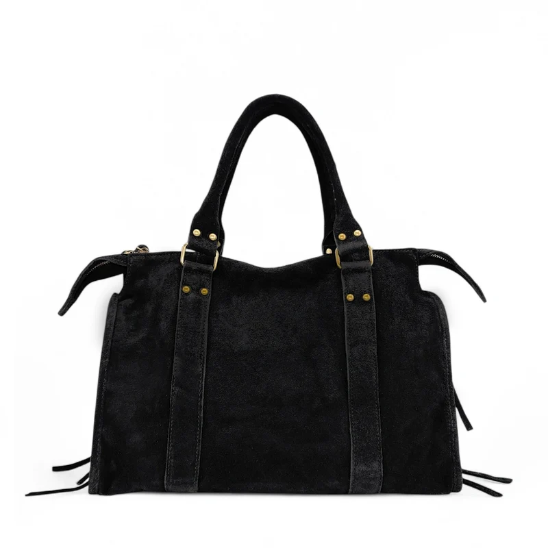Sac à main en daim STORM SUEDE Noir