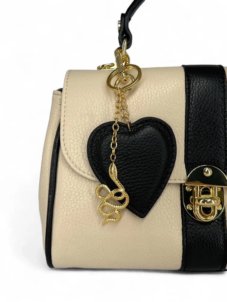Porte-clés en métal doré SNAKE Doré