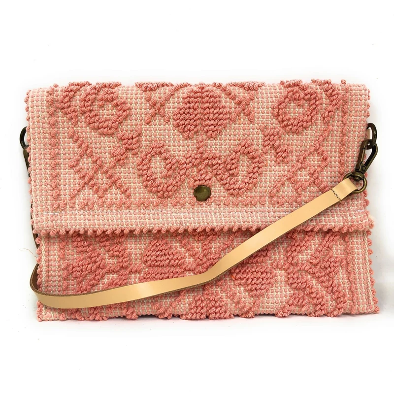 Pochette en tissu MOTU Rose nude