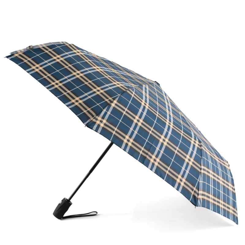 Tracker Plaid print short Umbrella