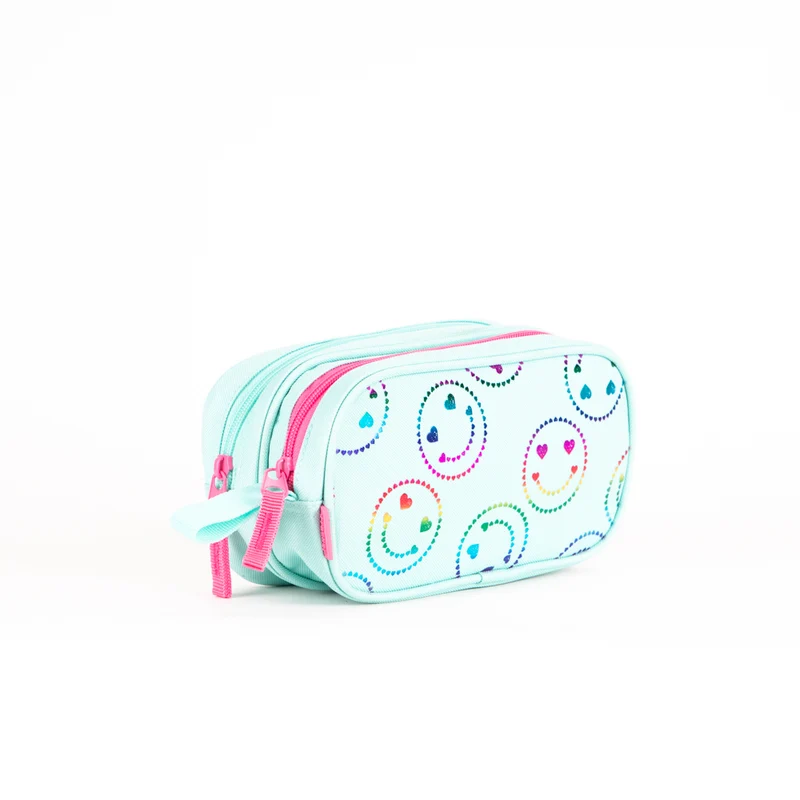 Happy Foil Emoji Pencil Case