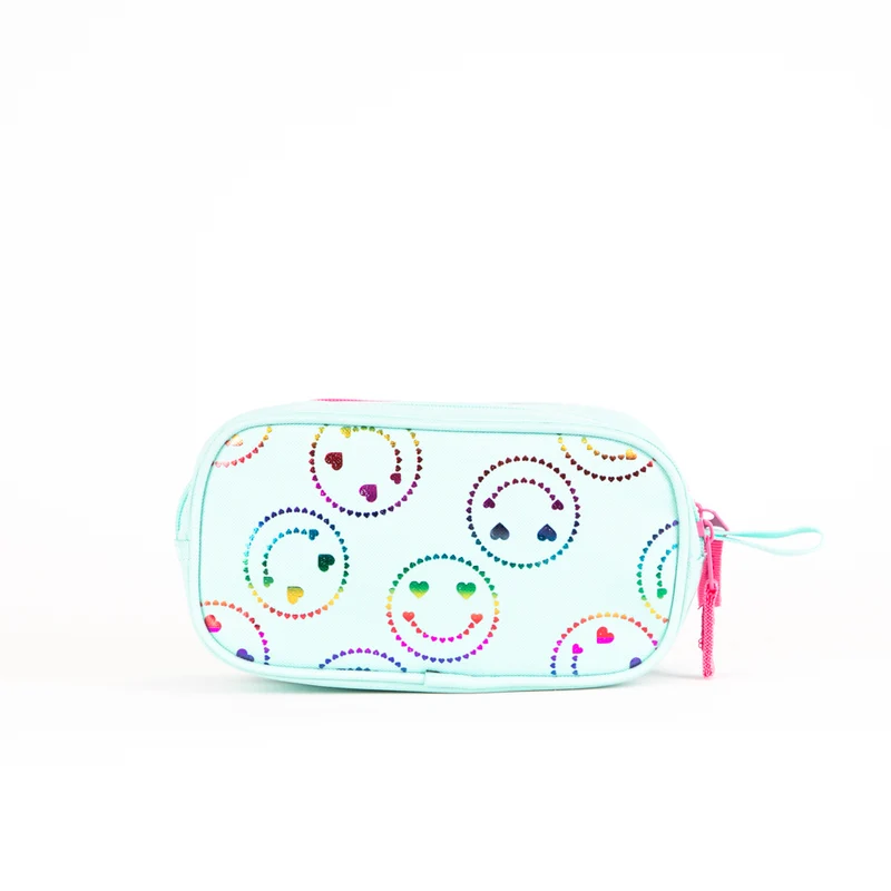 Happy Foil Emoji Pencil Case