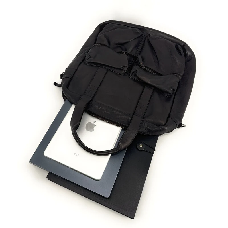 Sacoche en cuir vintage SKYWALKER Chocolat