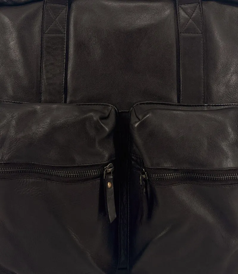 Sacoche en cuir vintage SKYWALKER Chocolat