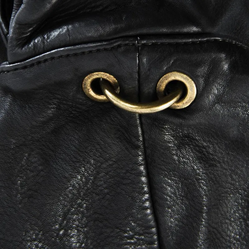 Sac cabas en cuir vintage MISS BARDOT Noir