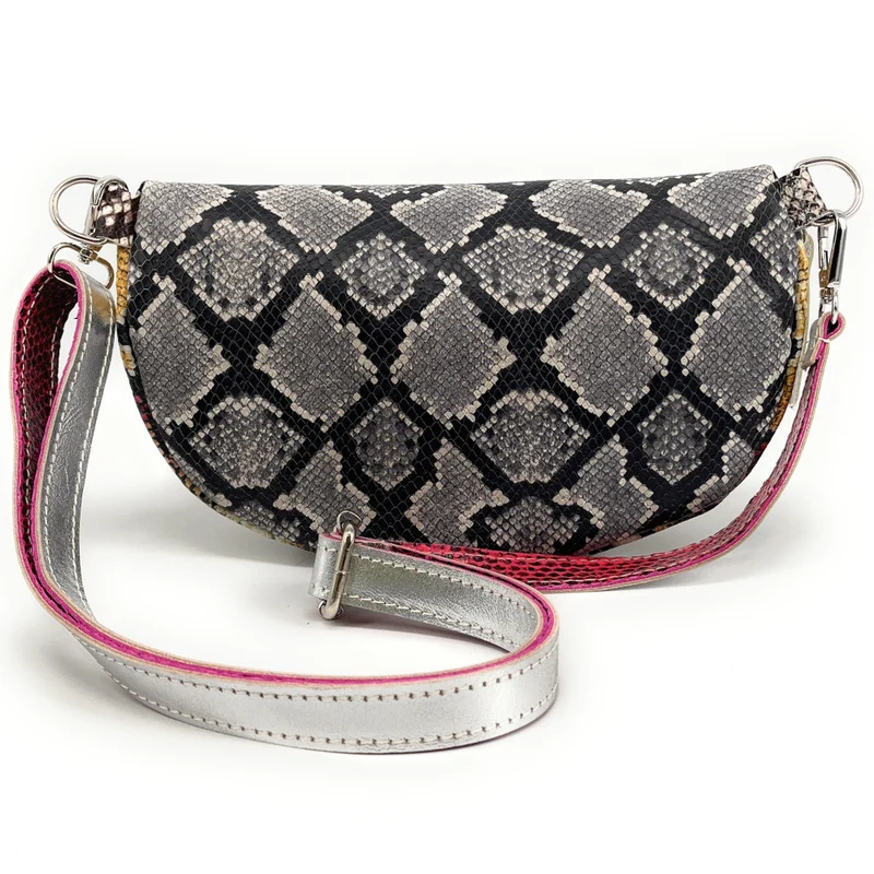 Sac banane en cuir à motif ONLY LOU multicolore 2