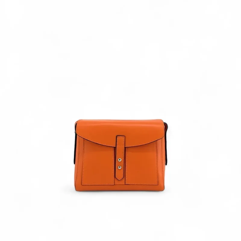Sac besace en cuir lisse OTHELLO Orange