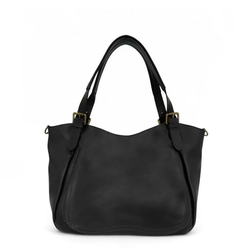 Sac en cuir lisse ELTON Noir