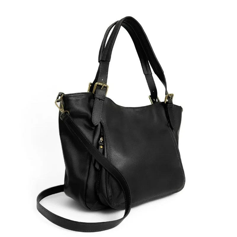 Sac en cuir lisse ELTON Noir