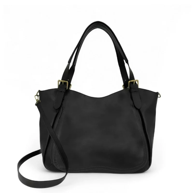 Sac en cuir lisse ELTON Noir