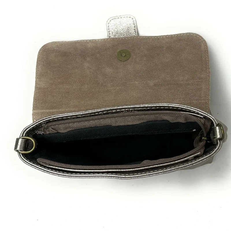 Mini sac en cuir irisé VERONE Champagne irisé