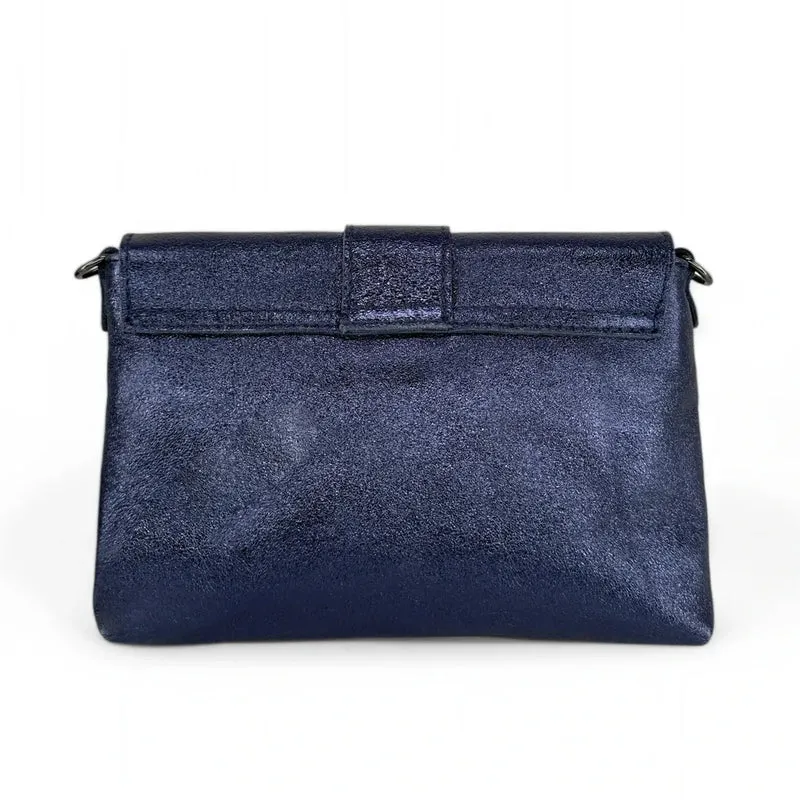 Mini sac en cuir irisé VERONE Nuit étoilée