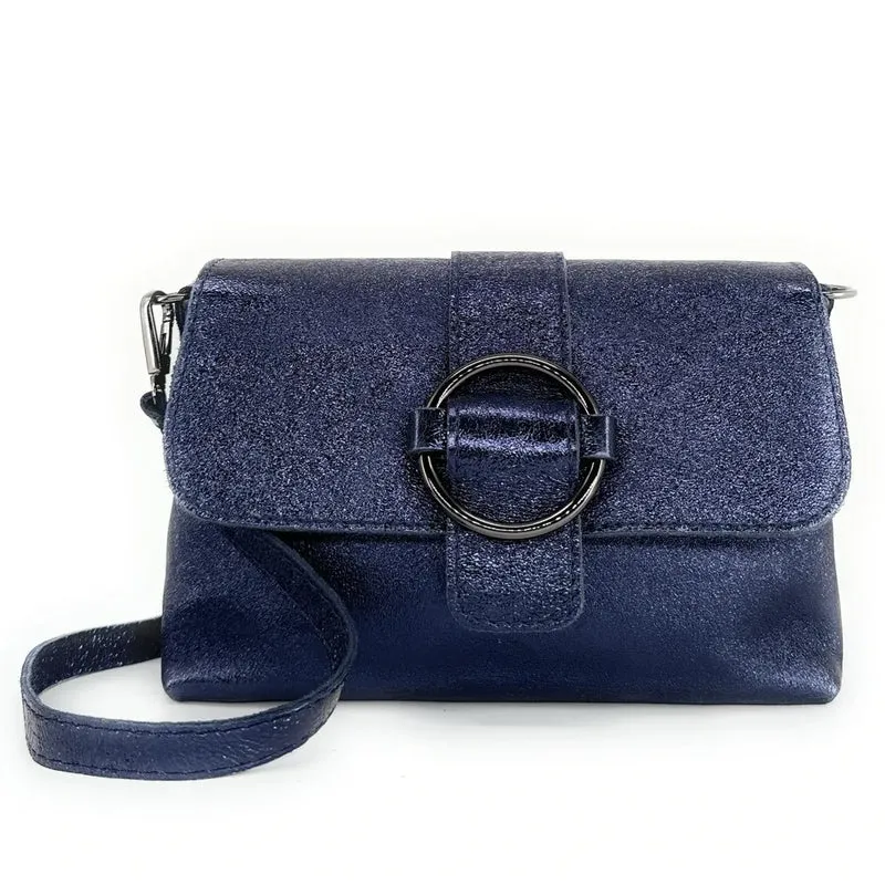 Mini sac en cuir irisé VERONE Nuit étoilée