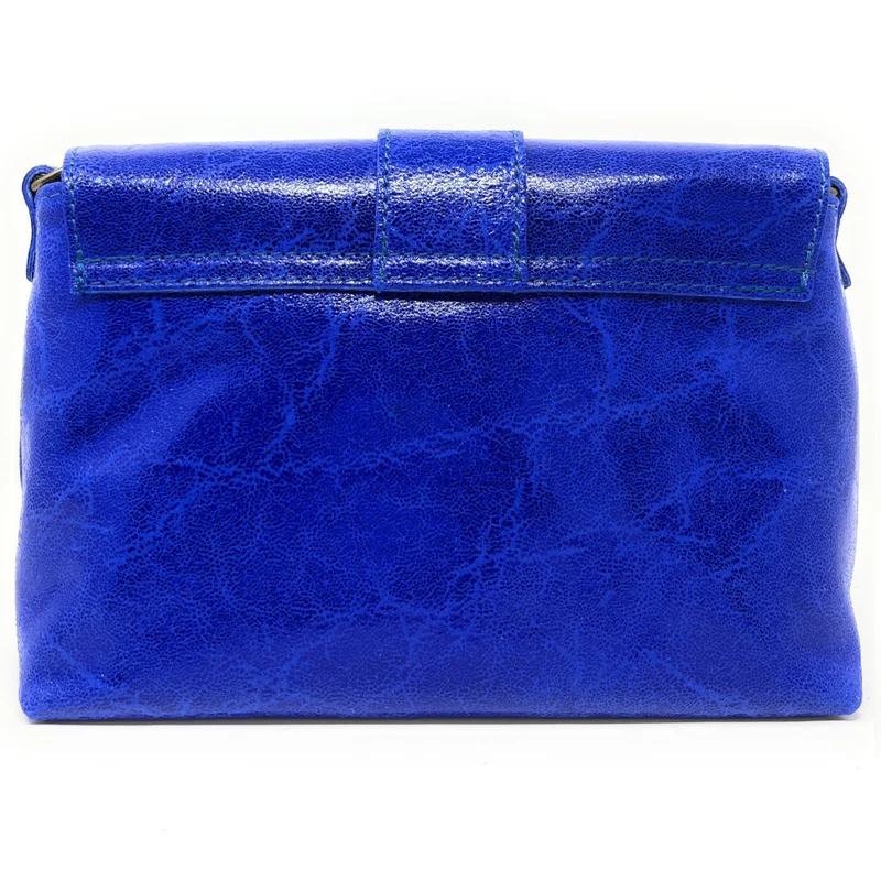 Mini sac en cuir lisse VERONE Bleu roi