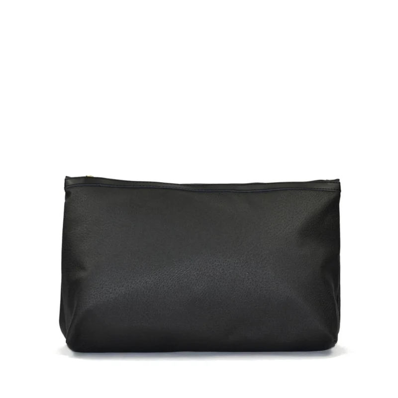 Grand sac à main en cuir glacé CHANTILLY Noir