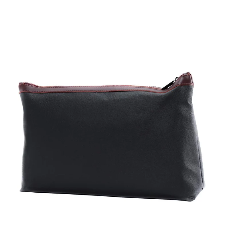 Grand sac à main en cuir glacé CHANTILLY Rouge bordeaux
